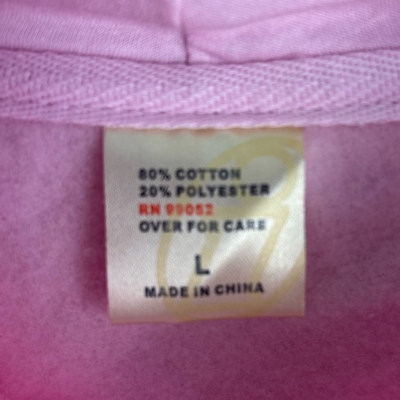 Pink Long Sleeve Hooded Sweatshirt - Picture 2 of 5